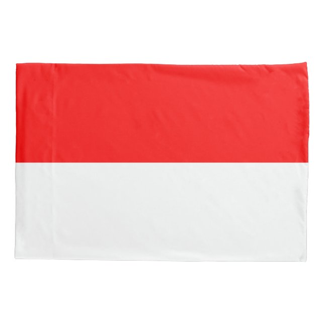 Patriotic Single Pillowcase flag of Indonesia (Back)