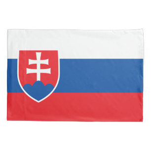 Patriotic Single Pillowcase flag of Slovakia