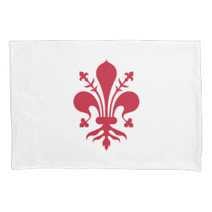 Patriotic Single Pillowcase with flag of Florence