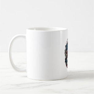 Patriotic Skeleton Cowboy Dark Patriot Skeleton &  Coffee Mug