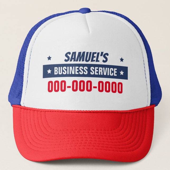 Patriotic Small Business Trucker Hat (Front)