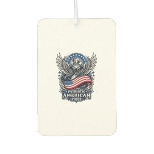 Patriotic Snake Skull Liberty Beast Animal Hybrid  Car Air Freshener