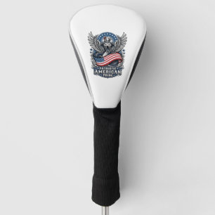 Patriotic Snake Skull Liberty Beast Animal Hybrid Golf Head Cover