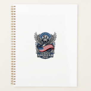 Patriotic Snake Skull Liberty Beast Animal Hybrid Planner