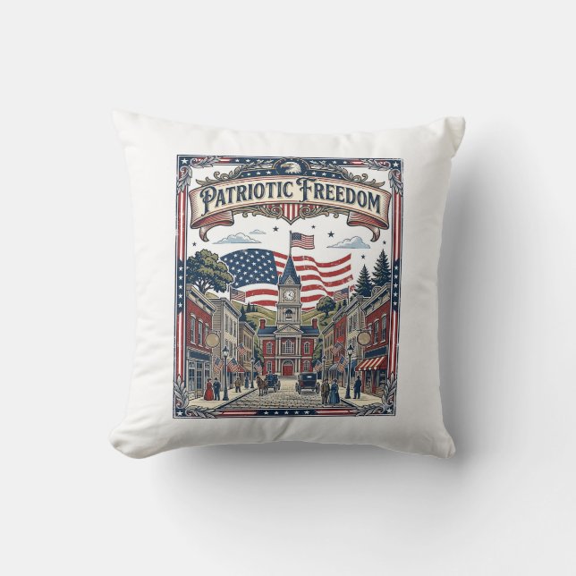 Patriotic Soap Maker Cushion (Front)