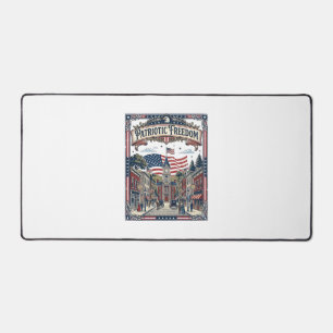 Patriotic Soap Maker Desk Mat