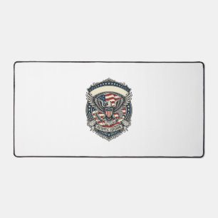 Patriotic Soap Maker  Desk Mat