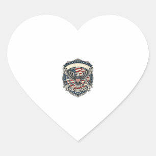 Patriotic Soap Maker Heart Sticker