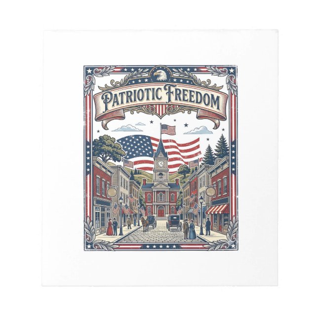 Patriotic Soap Maker Notepad (Front)