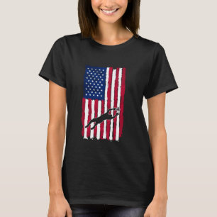 Patriotic Soccer 4th of July USA American Flag Boy T-Shirt