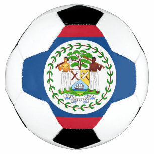 Patriotic Soccer Ball with Belise Flag