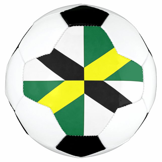 Patriotic Soccer Ball with Flag of Monterey (Front)