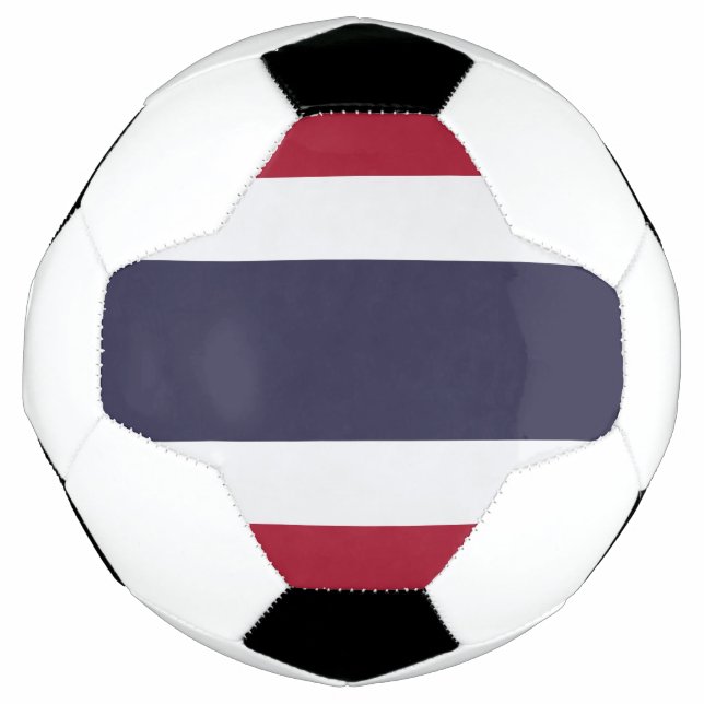 Patriotic Soccer Ball with Flag of Thailand (Front)