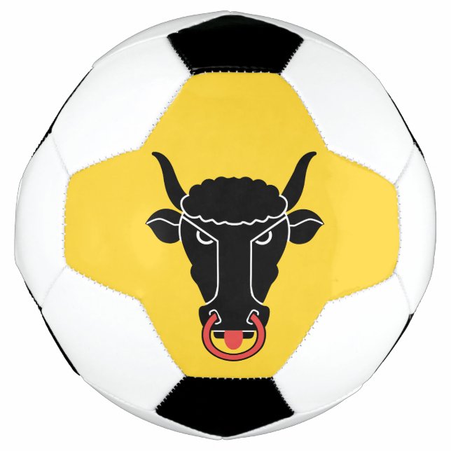 Patriotic Soccer Ball with Flag of Uri (Front)