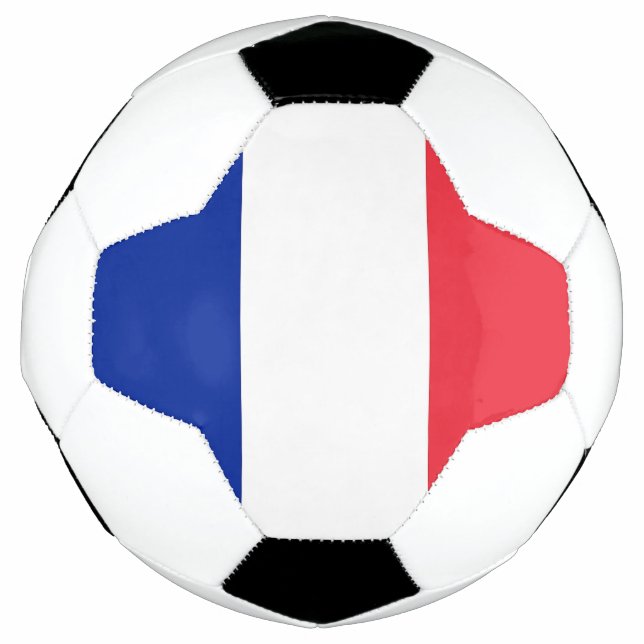Patriotic Soccer Ball with France Flag (Front)
