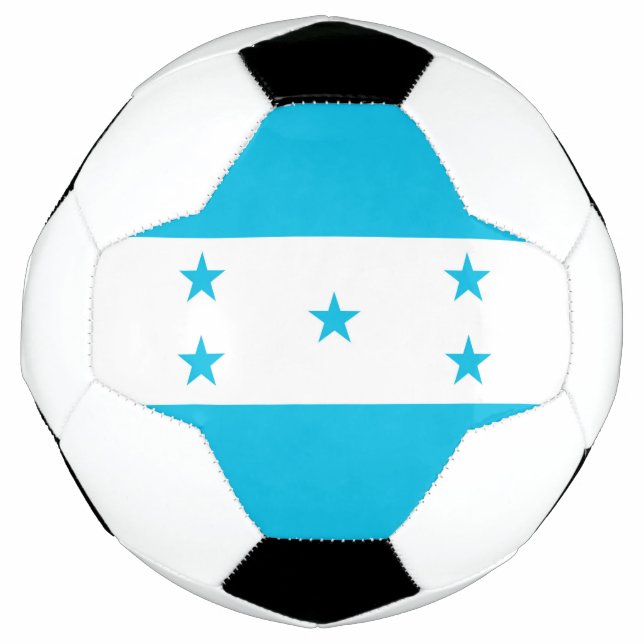 Patriotic Soccer Ball with Honduras Flag (Front)