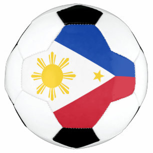 Patriotic Soccer Ball with Philippines Flag