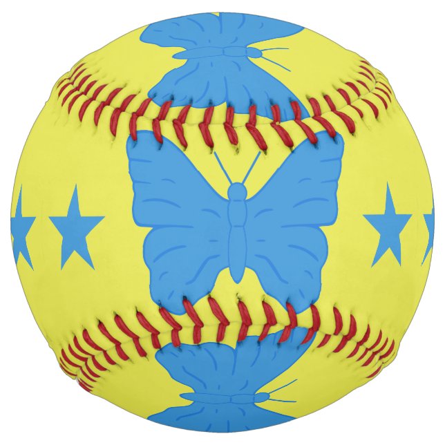Patriotic Softball with flag of Bady Bassit (Back)