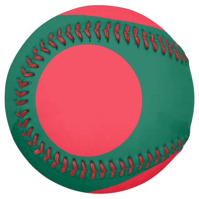 Patriotic Softball with flag of Bangladesh (Front Left)