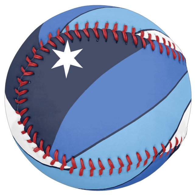 Patriotic Softball with flag of Columbia (Front Left)