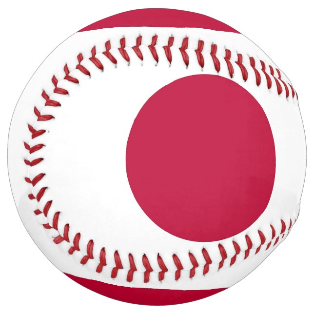 Patriotic Softball with flag of Japan (Front Left)