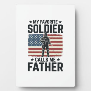 Patriotic Soldier Father Vintage Vector Shirt Desi Plaque