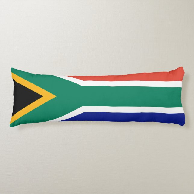 Patriotic South Africa flag Bokke Body Cushion (Front)