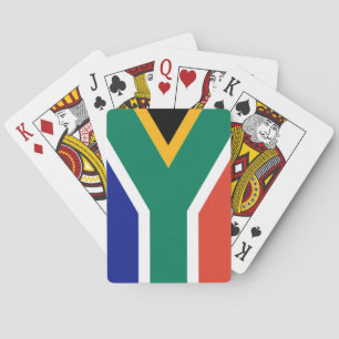 Patriotic South Africa flag Bokke Playing Cards