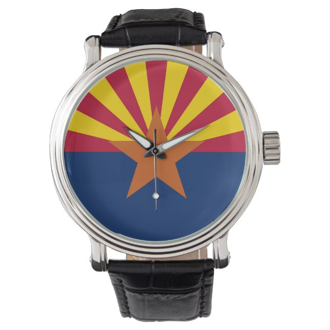Patriotic, special watch with Flag of Arizona (Front)