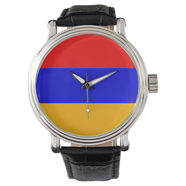 Patriotic, special watch with Flag of Armenia (Front)