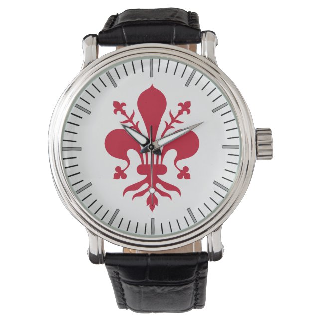 Patriotic, special watch with Flag of Florence (Front)