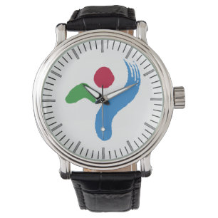 Patriotic, special watch with Flag of Seoul