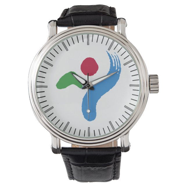 Patriotic, special watch with Flag of Seoul (Front)