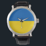 Patriotic, special watch with Flag of Ukraine<br><div class="desc">Add a touch of Ukrainian pride to your accessories collection with our exclusive hand watch featuring the flag of Ukraine! Crafted with meticulous attention to detail, this hand watch is more than just a functional timepiece; it’s a celebration of Ukraine’s heritage and cultural pride. The vibrant design prominently displays the...</div>