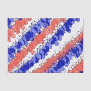 Patriotic Splatter Tissue Paper