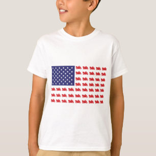 Patriotic Sport Cruiser Motorcycle T-Shirt
