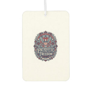 Patriotic Spring Garden Vector Graphic Tee Car Air Freshener