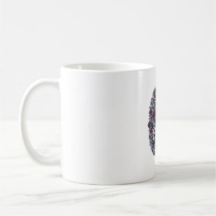 Patriotic Spring Garden Vector Graphic Tee Coffee Mug