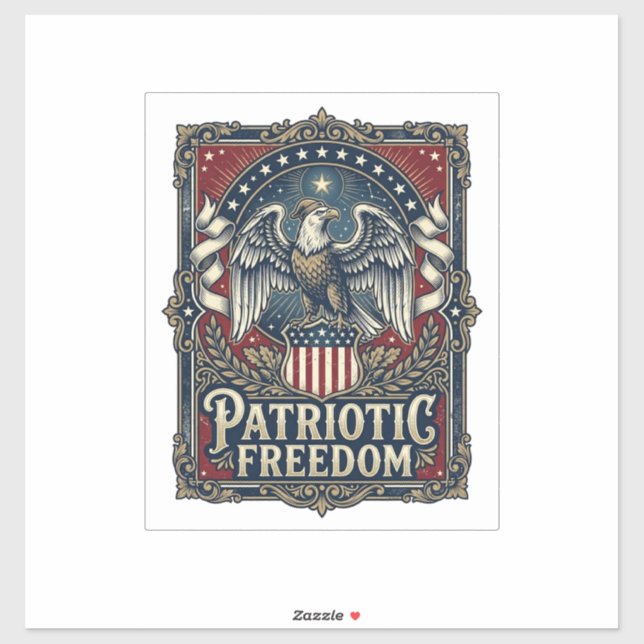 Patriotic Stargazer Vector Graphic Tee (Sheet)