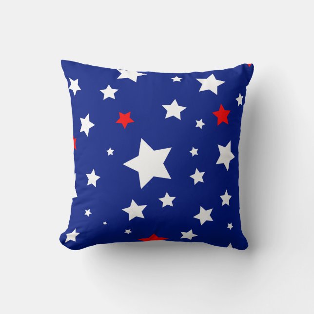 Patriotic Starry Cushion (Front)