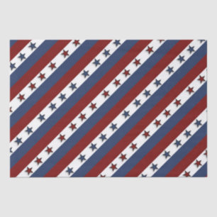 Patriotic Stars and Stripes Tissue Paper