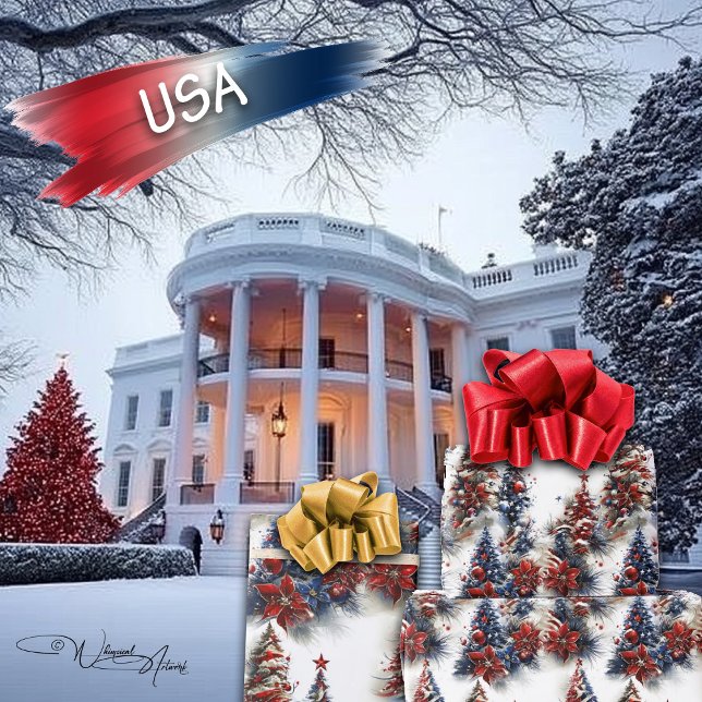 Patriotic Stars and Stripes Wrapping Paper (Creator Uploaded)