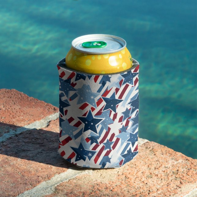 Patriotic Stars Can Cooler (In Situ Pool)