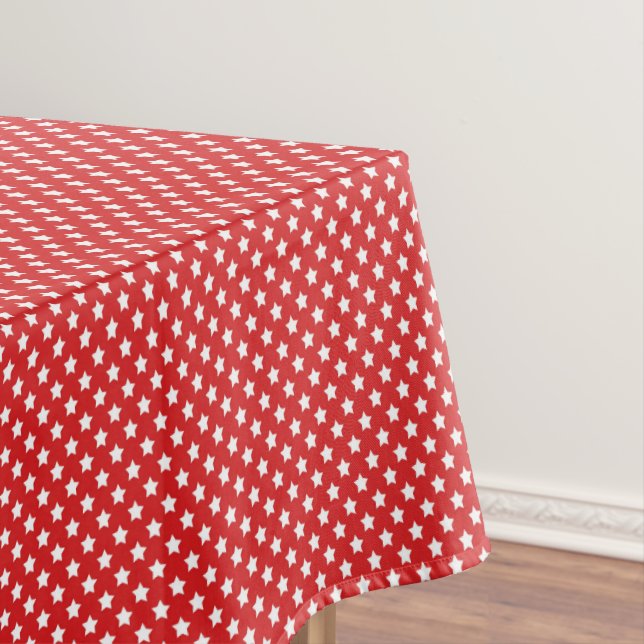 Patriotic Stars Cotton Tablecloth (In Situ)