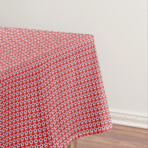 Patriotic Stars Cotton Tablecloth