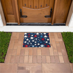 Patriotic Stars Doormat