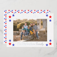 Patriotic Stars Family Photo