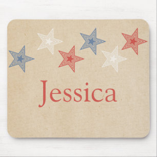 Patriotic Stars Mousepad