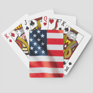 Patriotic Stars & Stripes Playing Cards – USA