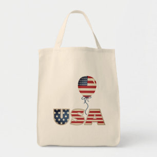 Patriotic Stars & Stripes USA   Tote Bag